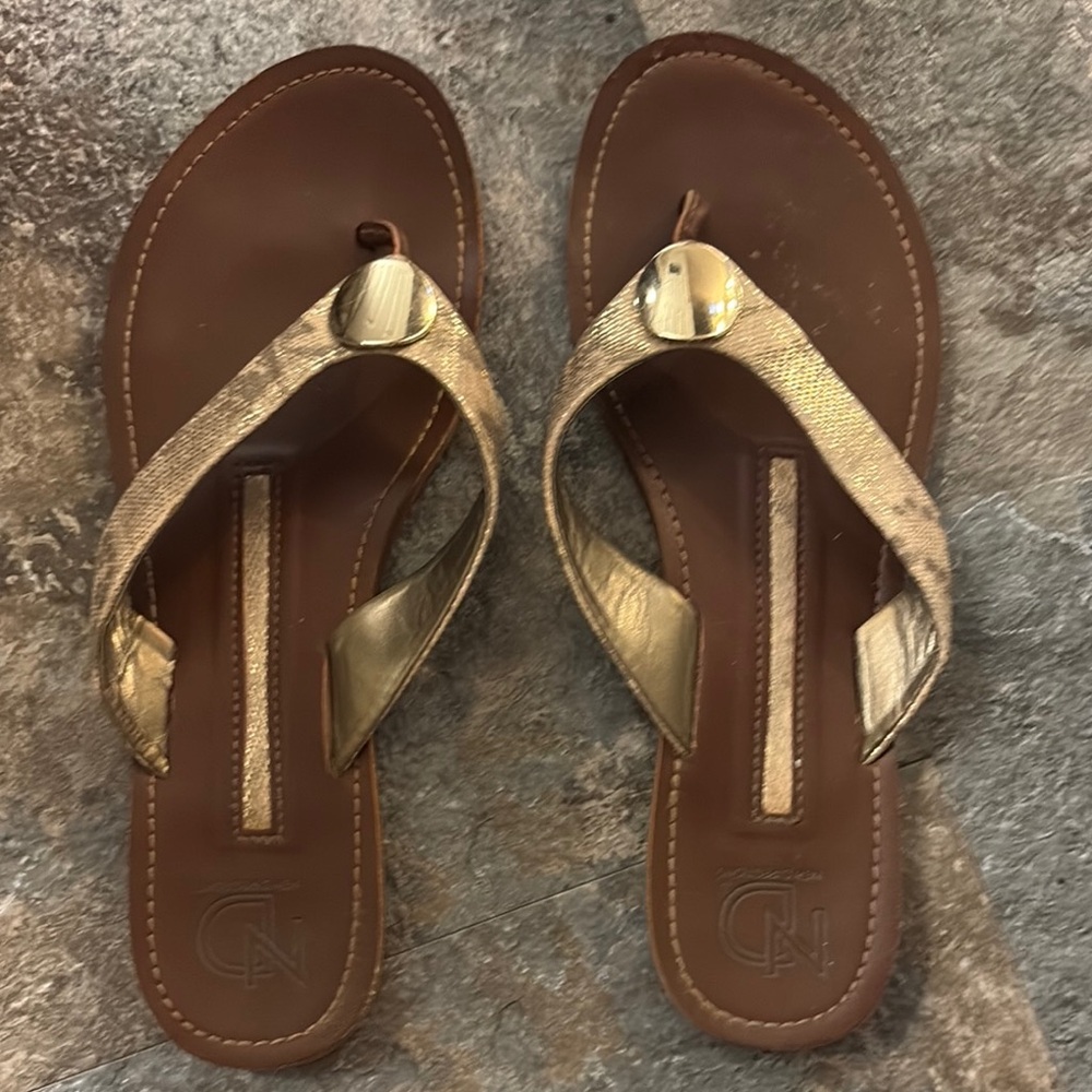 Gold Sandals